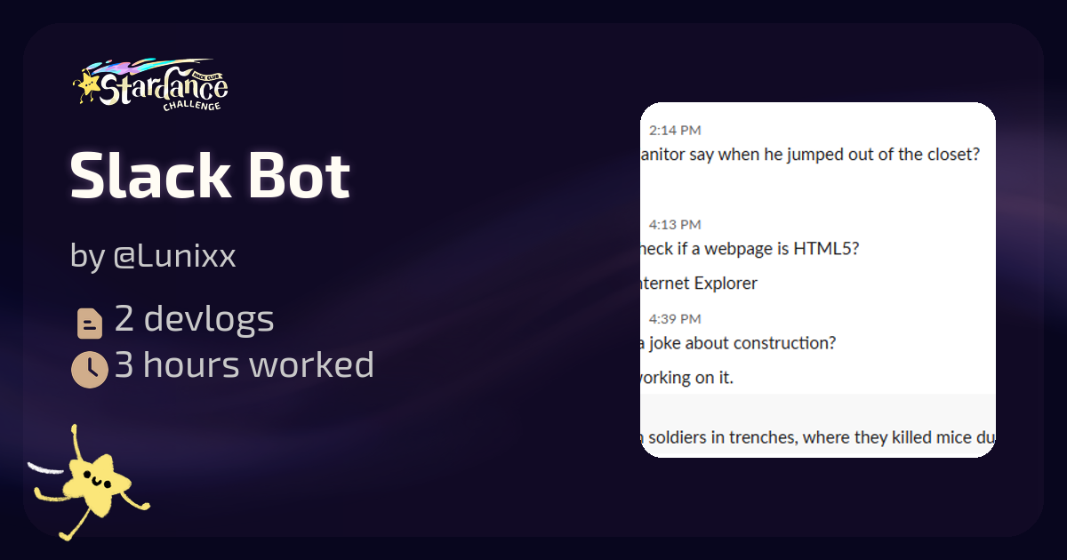 Slack Bot - Stardance