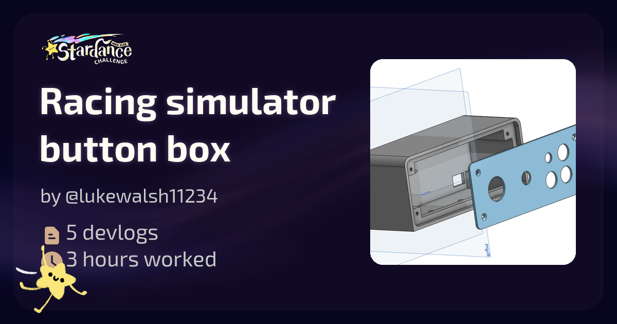 Racing simulator button box - Stardance