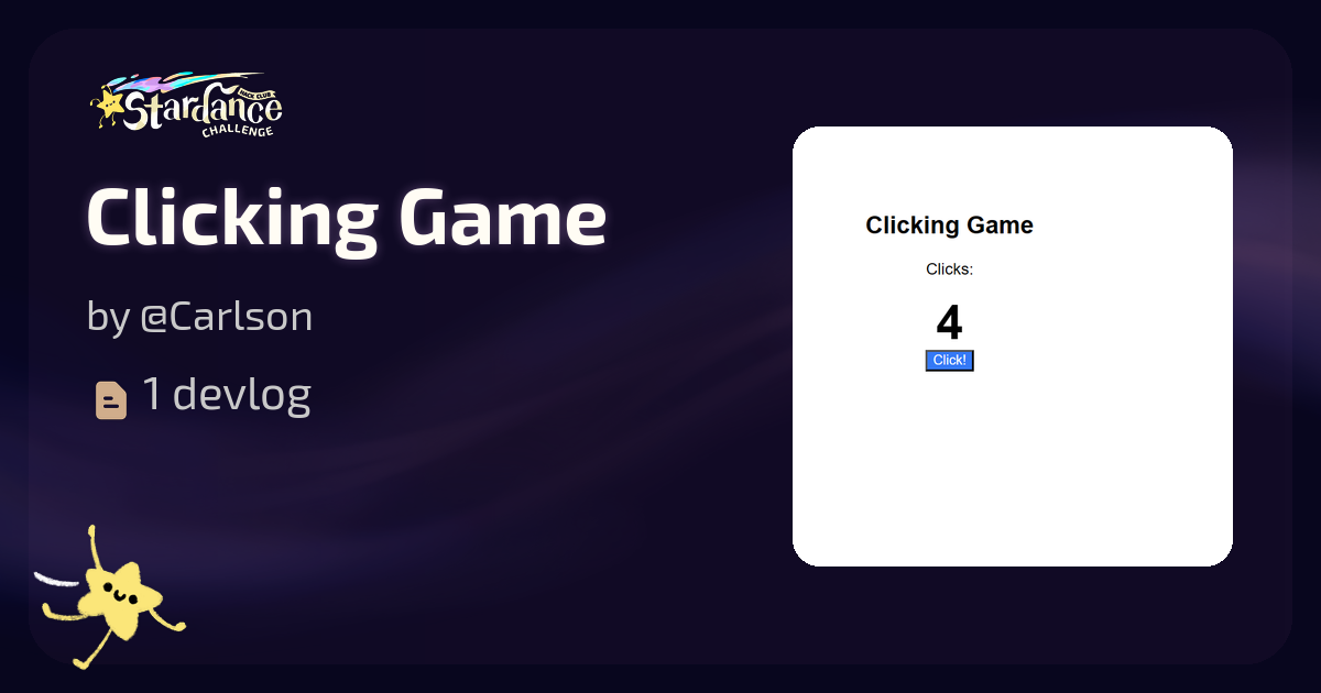 Clicking Game - Stardance