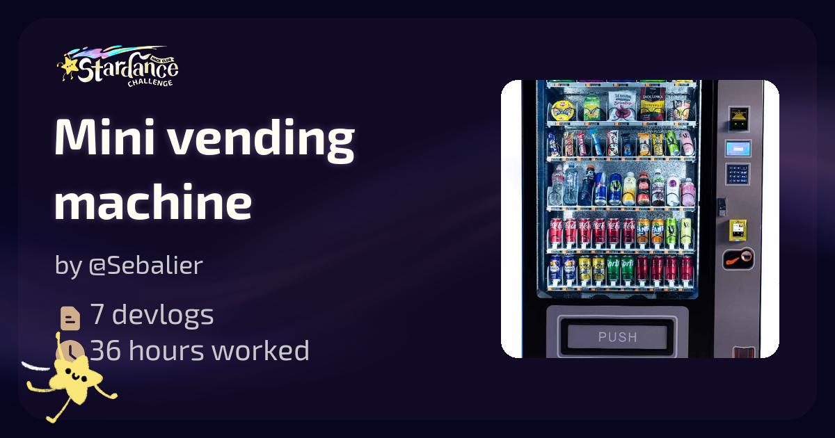 Mini vending machine - Stardance