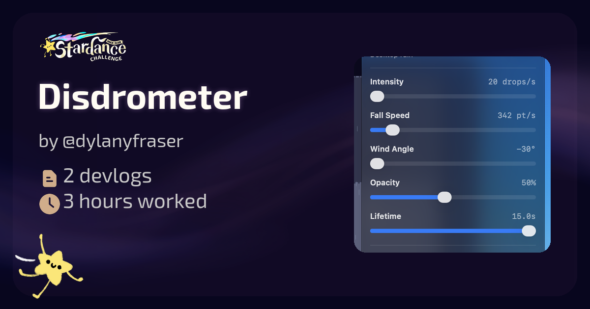 Disdrometer - Stardance