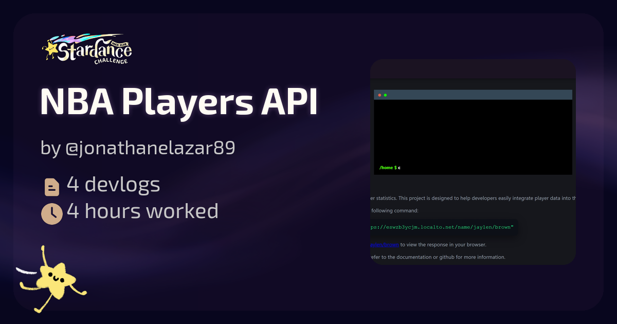 NBA Players API - Stardance