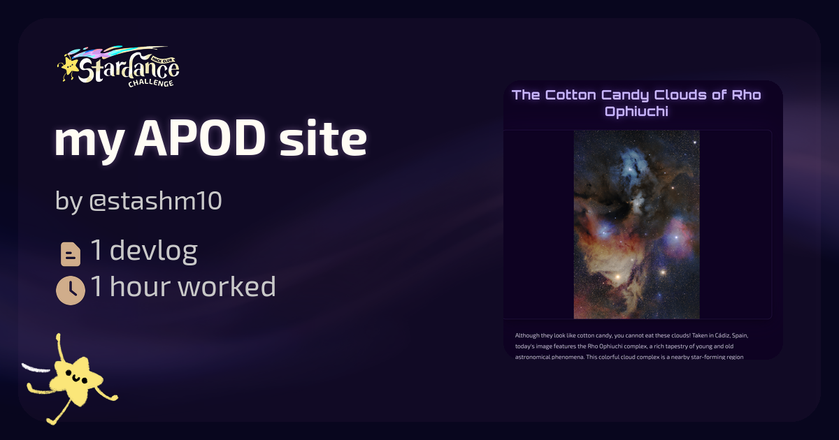my APOD site - Stardance