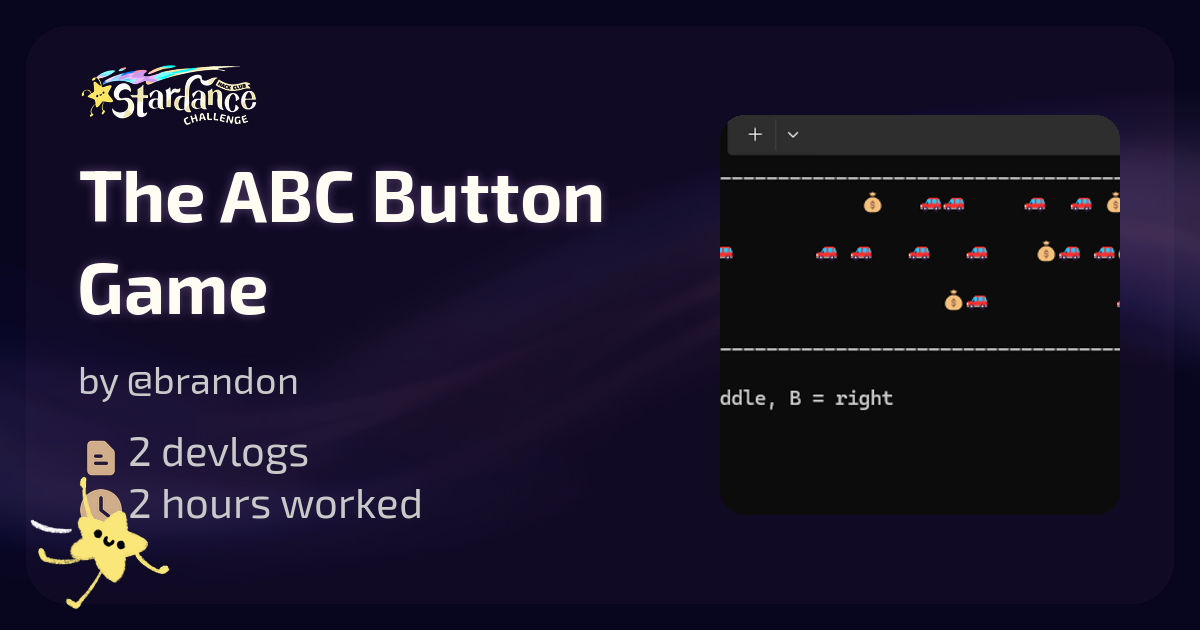 The ABC Button Game - Stardance