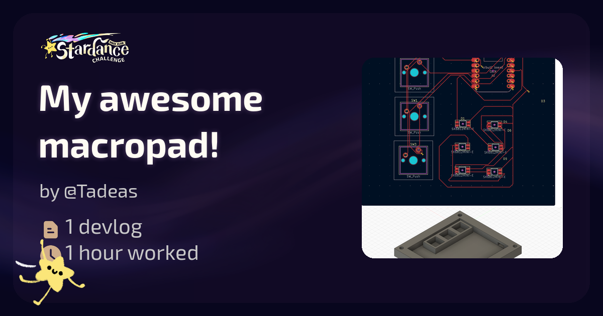 My awesome macropad! - Stardance